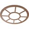 Ekena Millwork Grace Wood Fretwork Pierced Ceiling Medallion, Walnut, 28"OD x 10 1/8"ID x 3/8"T CMWP28X0375GRWA - alternate 2